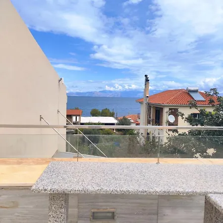Elena - Seaside Residence, Panoramic View Villa Kato Pitsa