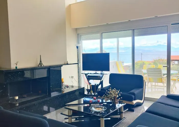 Villa Elena - Seaside Residence, Panoramic View Kato Pitsa